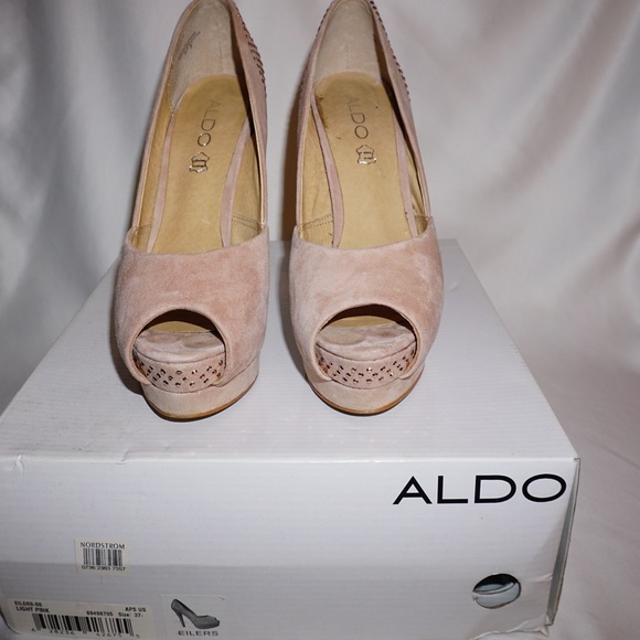 Eilers' Peep Toe Pumps with Studs by Aldo - Picture 3 of 8